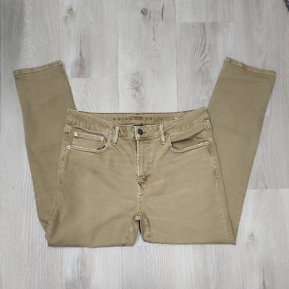 American Eagle Outfitters Men's Tan Jeans 34x30